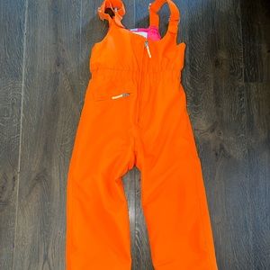 Obermeyer snowbibs in a girls size 7.